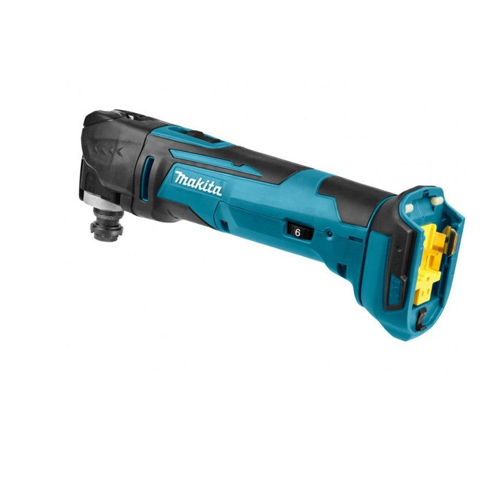 Makita DTM51Z 18V Multi-Tool Kit (Blue) with 2 Genuine BL1850B 18V 5.0Ah Li-ion Batteries